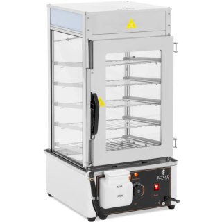 Parowar parowiec do pierogów 5 rusztów 30-110C 37 l 1250 W Royal Catering