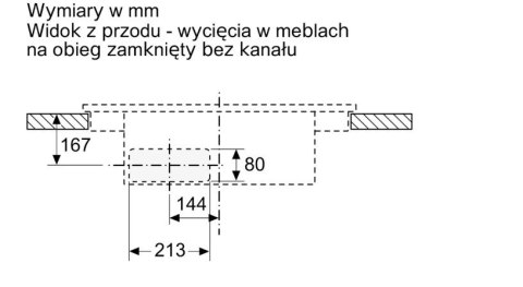 Płyta indukcyjna z wbudowanym wyciągiem PVS611B16E Bosch