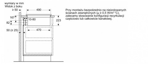 Płyta indukcyjna z wbudowanym wyciągiem PVS611B16E Bosch