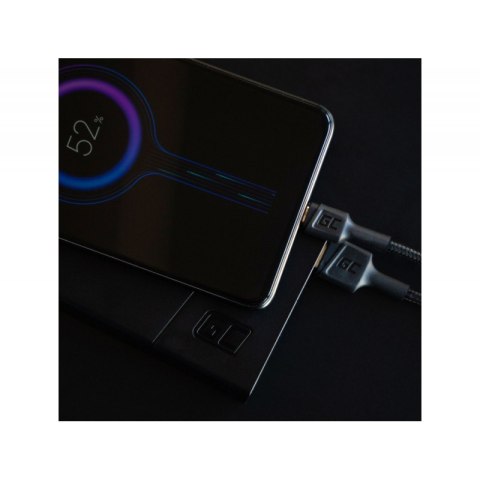 Kabel GC PowerStream USB - Micro USB 120 cm, QC 3.0 Green Cell