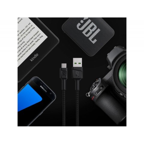 Kabel GC PowerStream USB - Micro USB 120 cm, QC 3.0 Green Cell
