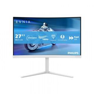 Monitor 27 cali 27M2C5501 Curved VA 180Hz HDMIx2 DP HAS Ambiglow Philips