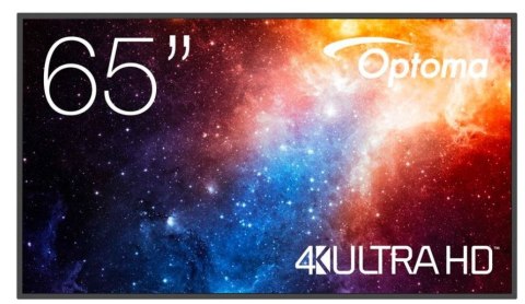 Monitor wielkoformatowy 65 cali N3651K matowy 24h/7,450cd/m2,USB-C,4K UHD (3840 x 2160),Android 11,Wifi+BT,OMS kod producenta  Optoma
