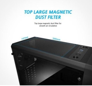 Obudowa S3 TG ATX Mid Tower PC Case TG fan x3 Zalman