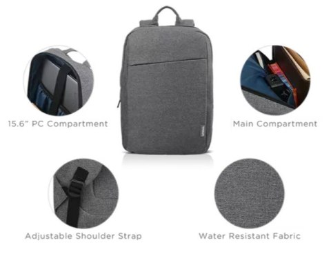 Plecak 15.6 cala B210 Szary 4X40T84058 Lenovo