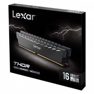 Pamięć DDR4 THOR 16GB(2*8GB)/3200 szara Lexar