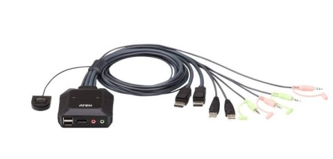 Przełącznik 2 portowy USB DP Cable KVM Switch CS22DP ATEN