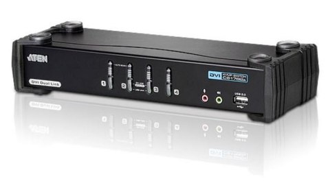 Przełącznik 4-Port USB DVI Dual lin k/Audio KVMP CS1784A ATEN