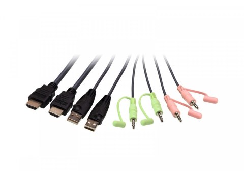 Przełącznik KVM z 2 portami USB 4K HDMI ze zdalnym selektorem portów ATEN