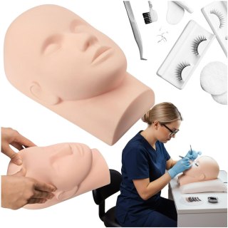 Główka Głowa treningowa do nauki przedłużania rzęs Kik Sp. z o. o. Sp. k.