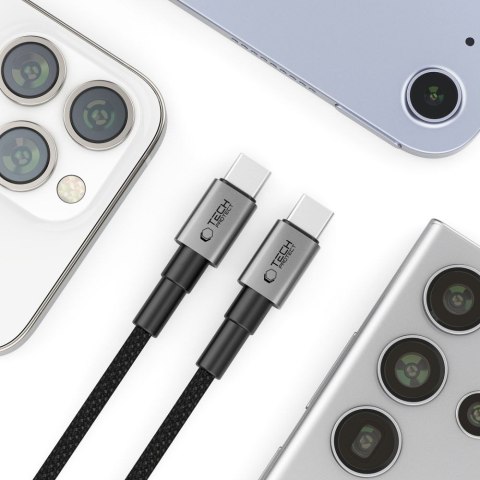 Kabel przewód USB-C PD 100W 5A 300 cm - szary Tech-Protect