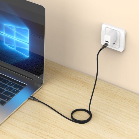 Kabel przewód USB-C PD 100W 5A 300 cm - szary Tech-Protect