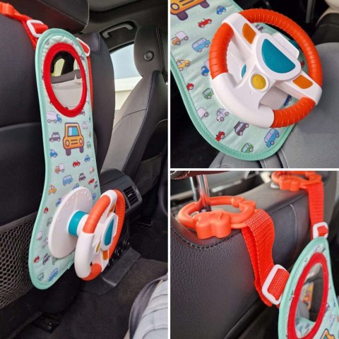 Kierownica dla dzieci do samochodu auta mata interaktywna dźwięki światła LED Kik Sp. z o. o. Sp. k.