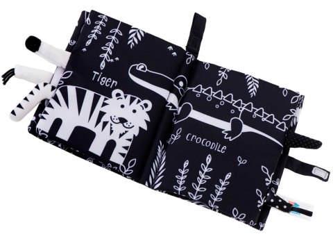 Książeczka sensoryczna miękka ogony zwierząt safari Kik Sp. z o. o. Sp. k.