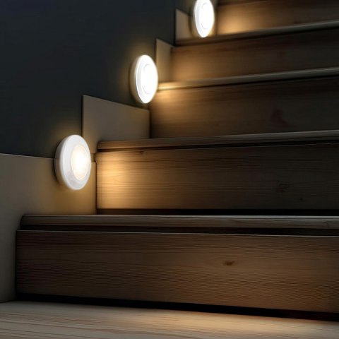 Lampa zestaw 6 LED Energy z pilotem na baterie 3xAAA MCE165 Maclean