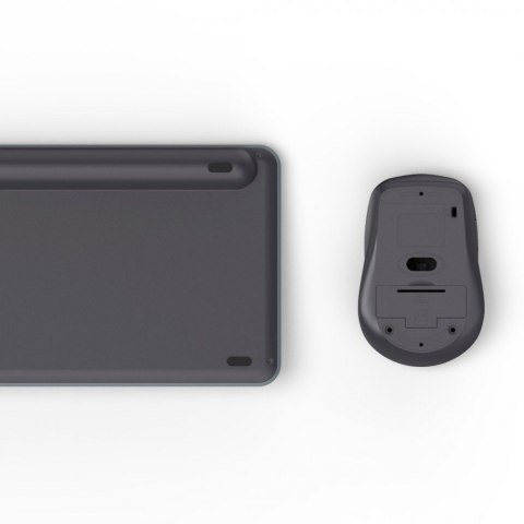 Zestaw klawiatura i mysz WKM-550 Czarno-szara Hama