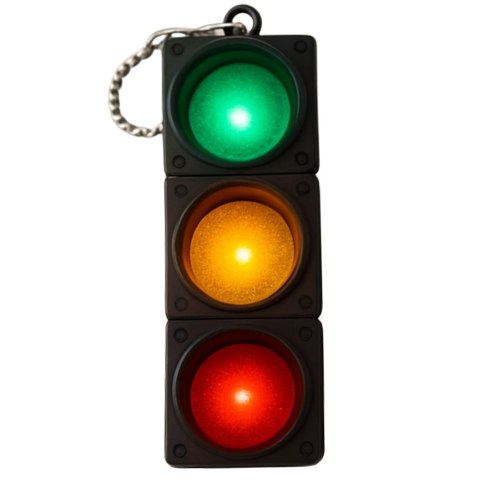 Brelok Sygnalizator Świetlny Migający Edukacyjny Światła Drogowe LEAN TOYS