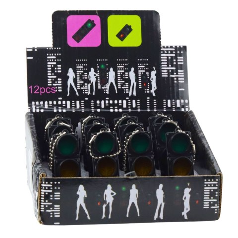 Brelok Sygnalizator Świetlny Migający Edukacyjny Światła Drogowe LEAN TOYS