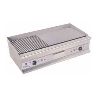 Grill elektryczny 230V podwójny duży ryflowany 100cm Royal Catering