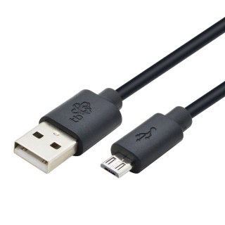 Kabel USB - Micro USB 3 m. czarny TB