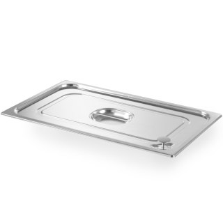 Pokrywka do pojemnika GN Profi Line z uszczelką silikonową GN1/3 325x176mm stalowa nierdzewna - Hendi 802632 Hendi