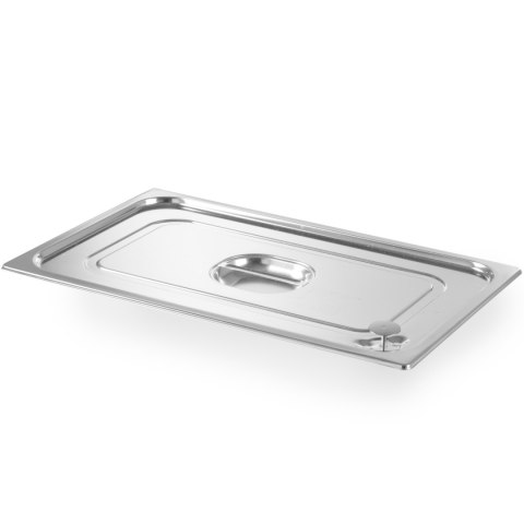 Pokrywka do pojemnika GN Profi Line z uszczelką silikonową GN1/4 265x162mm stalowa nierdzewna - Hendi 802649 Hendi
