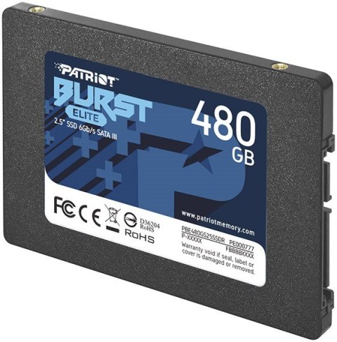 SSD 480GB Burst Elite 450/320MB/s SATA III 2.5 Patriot