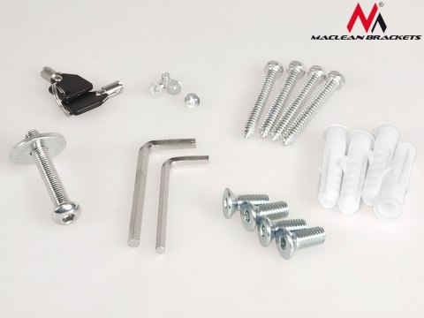 Stojak, uchwyt reklamowy do tabletu, biurkowy z blokadą, MC-677 iPad 2/3/4/Air/Air2 Maclean