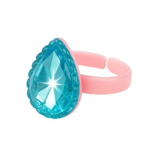 Zestaw Piękności Pierścionki Dla Dzieci Błyszczące Kolorowe 50 szt. LEAN Toys