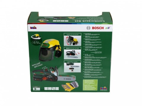 Zestaw drwala z piłą, przyłbicą i rękawicami Klein