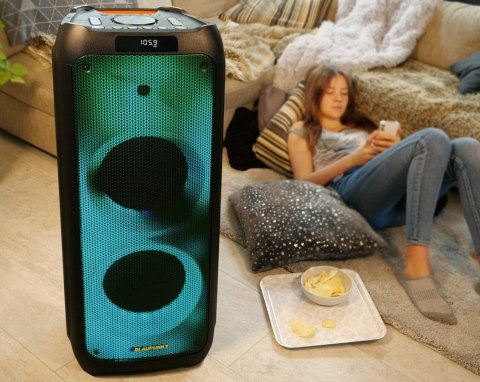 Głośnik PartyBox PLL FM USB/SD/BT 2xKaraoke FULL LED Blaupunkt