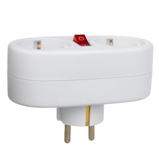 Gniazdko prądowe x2 MCE338 typ F Maclean