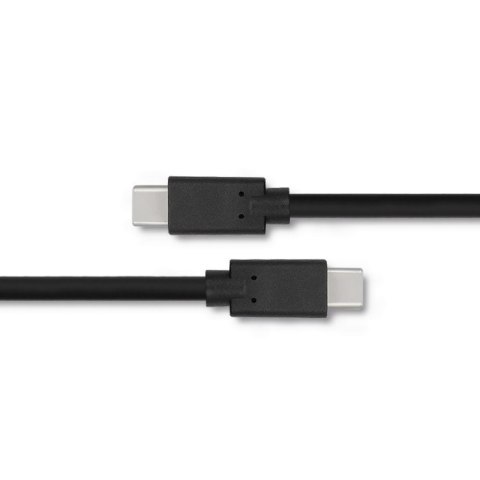 Kabel USB 3.1 typ C męski | USB 3.1 typ C męski | 3m | Czarny Qoltec