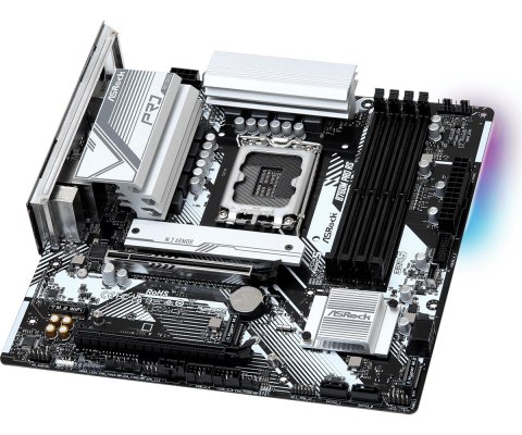 Płyta główna B760M Pro RS s1700 4DDR5 DP/HDMI mATX ASRock