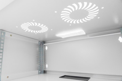 Szafa sieciowa wisząca 19" 4U, SOHO 241 x 540 x 400 mm, nośność 60kg, drzwi szyba, niezłożona, Szara Digitus