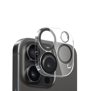 Szkło ochronne Lens Shield - na aparat i obiektyw iPhone 16 Pro / iPhone 16 Pro Max / iPhone 15 Pro / iPhone 15 Pro Max CRONG