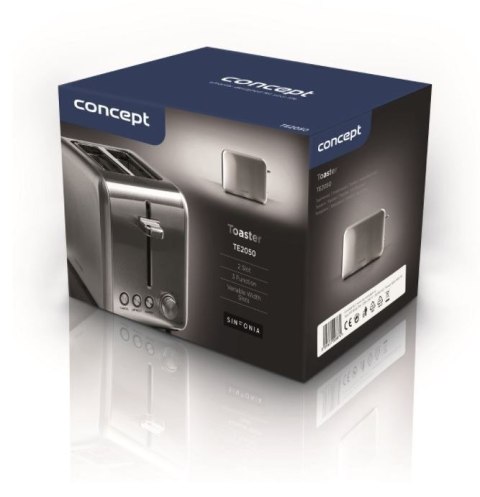 Toster TE2050 inox SINFONIA Concept
