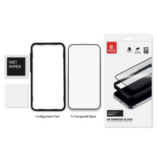 3D Armour Glass - Szkło hartowane iPhone 17 + ramka instalacyjna CRONG