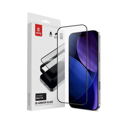 3D Armour Glass - Szkło hartowane iPhone Air + ramka instalacyjna CRONG