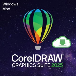 Oprogramowanie CorelDRAW Graphics Suite 2025 BOX WIN/MAC CDGS2025MLMBEU Corel
