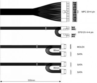 Zasilacz TFX AK-T1-250 250W 80+ Gold AKYGA