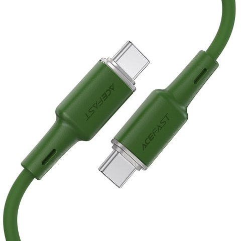 Kabel przewód USB-C 60W 20V 3A 1.2m zielony oliwkowy ACEFAST