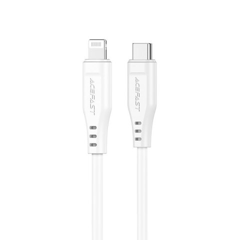 Kabel przewód do iPhone MFI USB-C - Lightning 30W 3A 1.2m biały ACEFAST