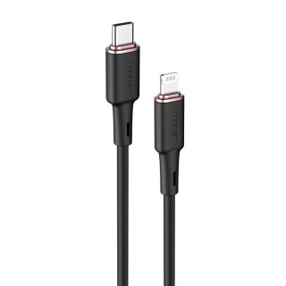 Kabel przewód do iPhone MFI USB-C - Lightning 30W 3A 1.2m czarny ACEFAST