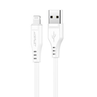 Kabel przewód do iPhone MFI USB - Lightning 2.4A 1.2m biały ACEFAST