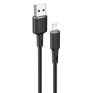 Kabel przewód do iPhone MFI USB - Lightning 2.4A 1.2m czarny ACEFAST