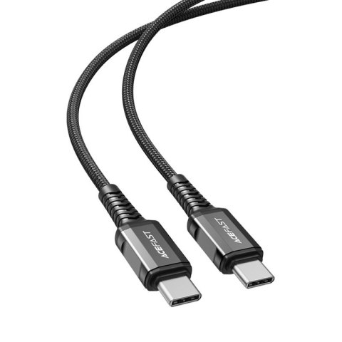 Kabel przewód w oplocie USB-C 60W 20V 3A 1.2m czarny ACEFAST