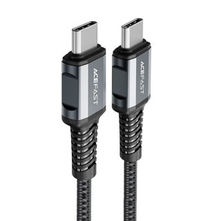 Kabel przewód w oplocie USB-C 60W 20V 3A 1.2m szary ACEFAST