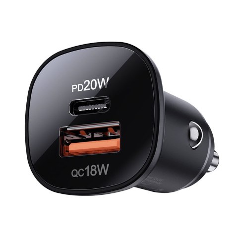 Ładowarka samochodowa 38W USB-C USB Power Delivery QC 3.0 czarny ACEFAST