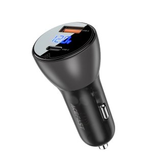 Ładowarka samochodowa 63W 12V USB-C USB SFCP czarny ACEFAST